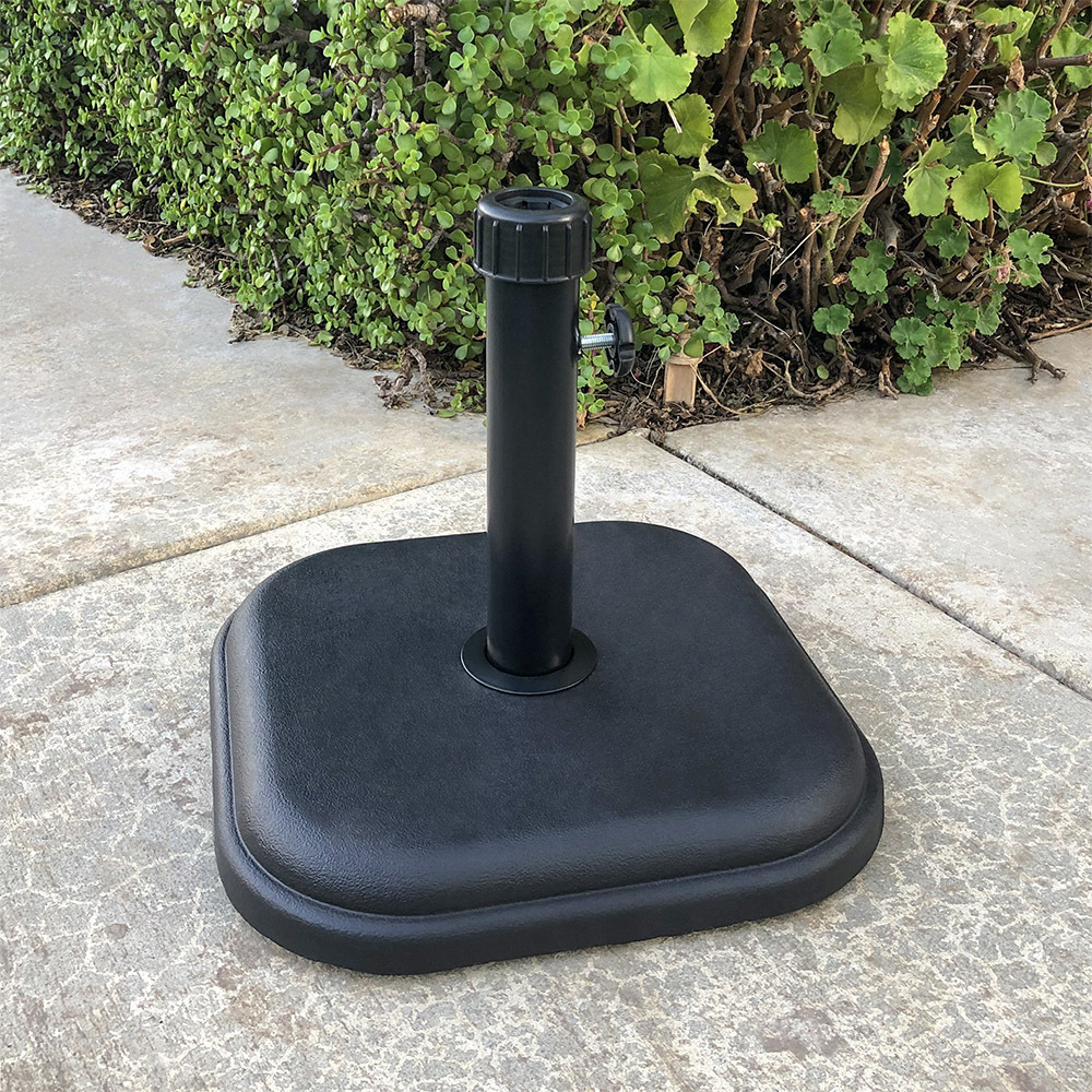 Heavy duty resin umbrella base Parasol base Patio umbrella base cast stone umbrella stand