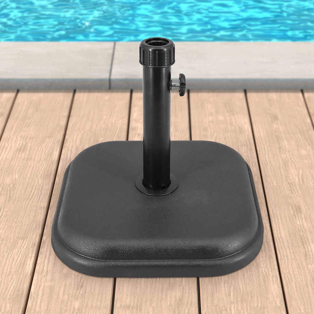 Heavy duty resin umbrella base Parasol base Patio umbrella base cast stone umbrella stand