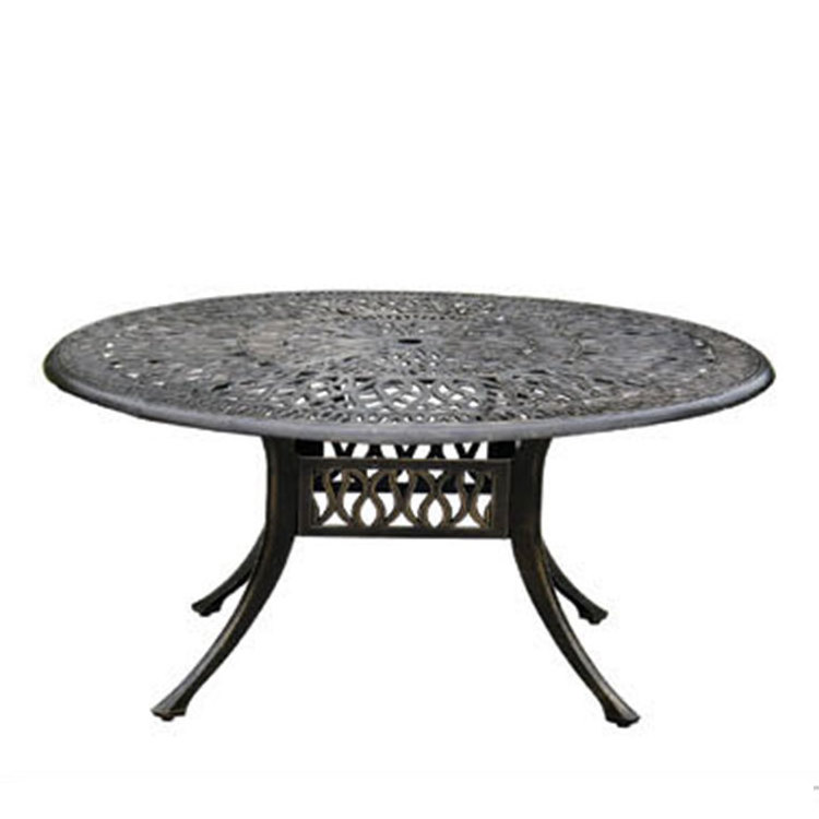 Patio furniture metal cast iron Cast Aluminum outdoor furniture set garden bistro dining set