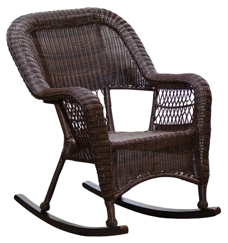 Outdoor furniture wicker rocking garden chair