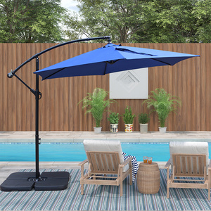 Top Quality 10 FT Hanging Outdoor beach shade offset umbrella cantilever patio umbrella parasol umbrellas