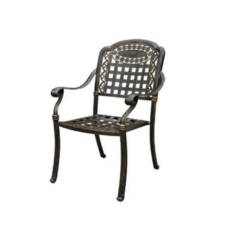 Outdoor furniture garden sets furniture metal cast iron Cast Aluminum garden chair set bistro table sets