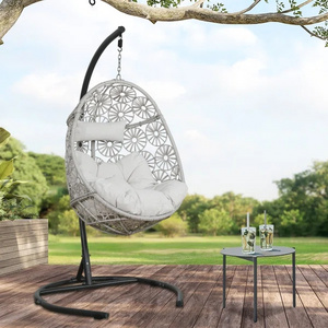 Swing Chair Living Room Garden Furniture Swing Chair Outdoor Patio Swings Hanging Egg Chair with Stand