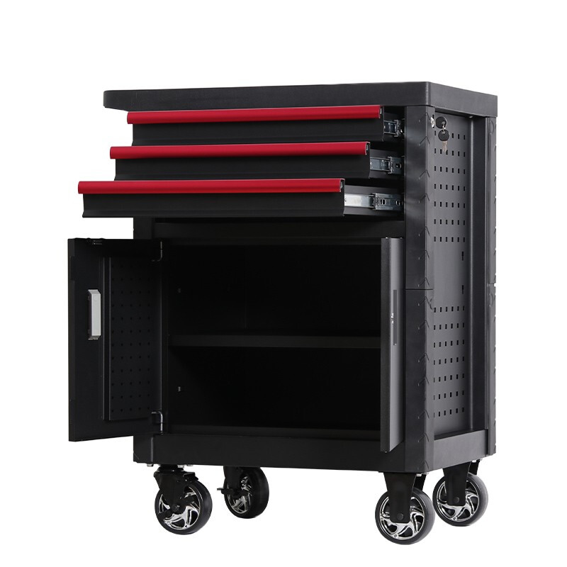 Garage Tool storage Trolleys 7 Drawer Cabinets with universal wheels and durable slide drawers