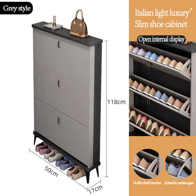 JM New Lightweight Italian Luxury Shoe Cabinet