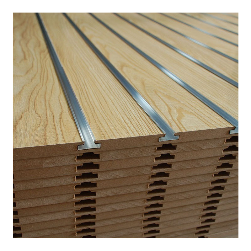 Ready to ship  factory 15mm 18mm sheet pvc garage slatwall mdf panel white slatwall slat wall panels