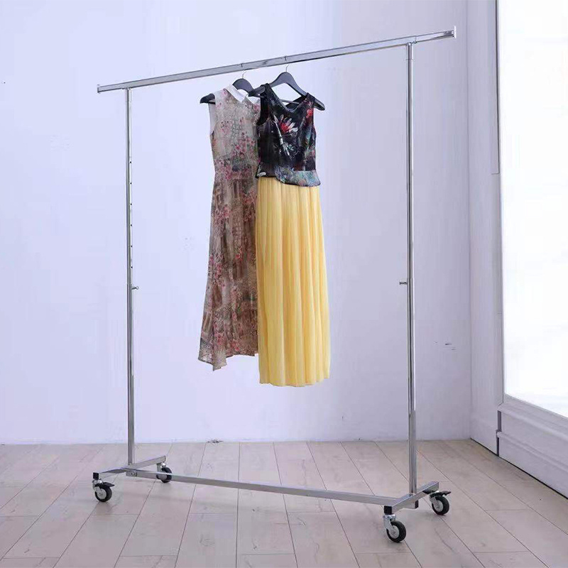 Garment Detachable Standing clothing display rack laundry hanging clothes drying rack