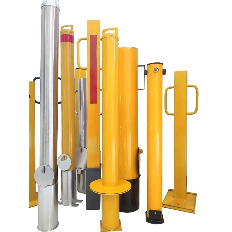 New Car Park Lot Foldable Post Anti Collision Bollards Collapsible Parking Post Bollard Park Barriers