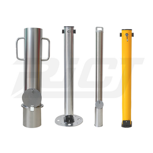 New Car Park Lot Foldable Post Anti Collision Bollards Collapsible Parking Post Bollard Park Barriers