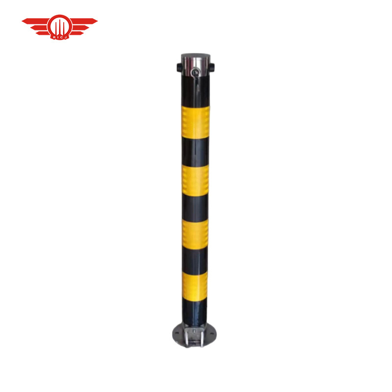 Easy Installation Reserved Parking Sign Collapsible bollard Manual Car Fold Down Safety Bollards