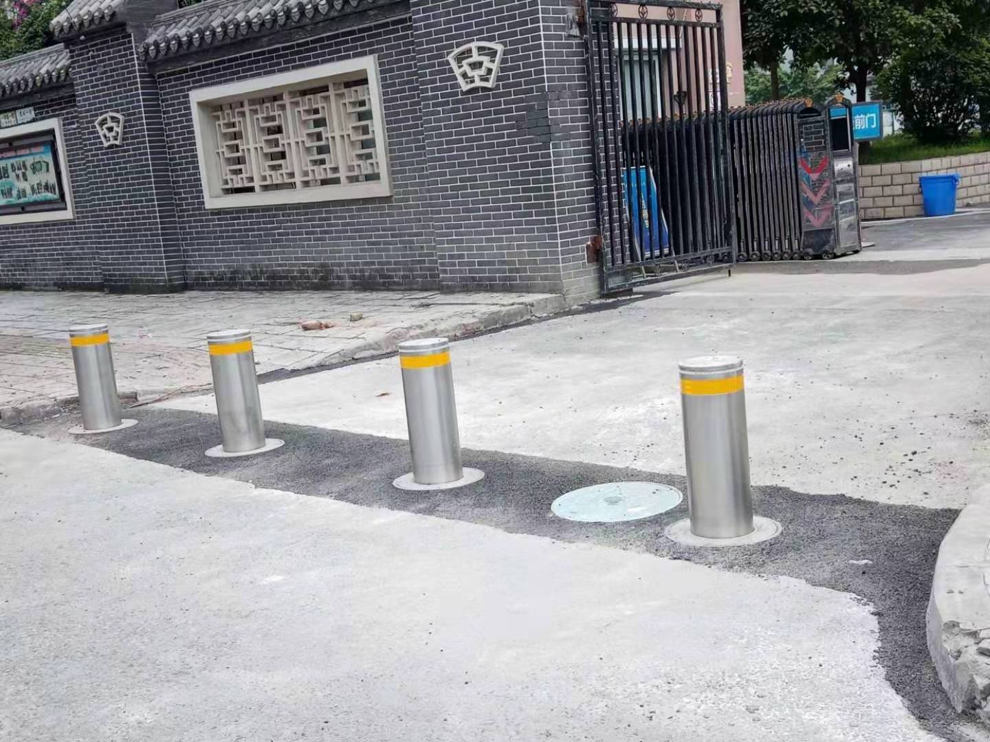 Parking Entrance Automatic Road Blocker Hydraulic Lifting Bollards Post Automatic Posts Barriers