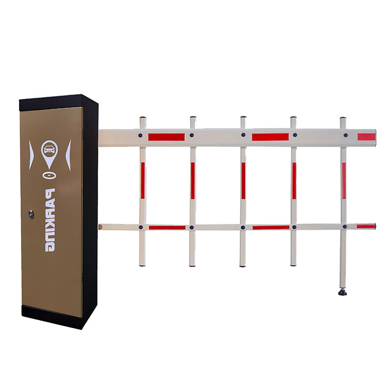 Heavy Duty Electric Gate Barrier Arms Spring Automatic Car Parking Boom Gate Automatic Barrier Set