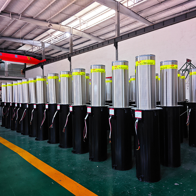 Automatic Retractable Hydraulic Bollards Post Car Parking Bollard Stainless Steel Driveway Residential Automatic Bollard