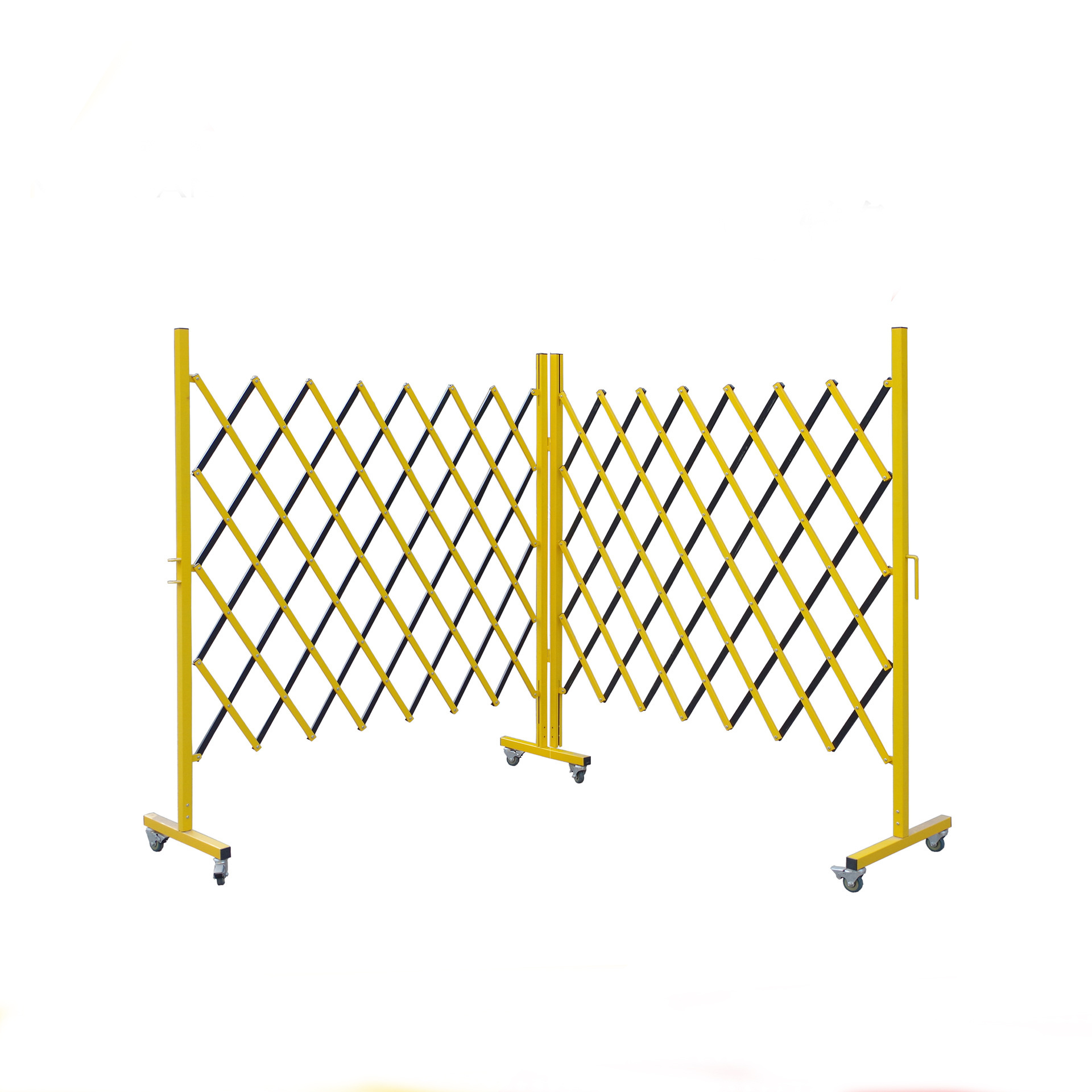 Factory Retractable Guardrail Fence Barrier Portable Metal Expandable Telescopic Road Safety Barriers