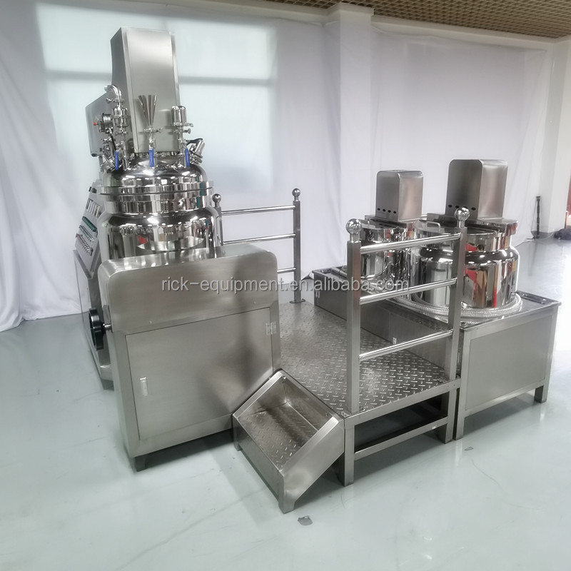 Cosmetics manufacturing equipment liquid homogeneous mixer stainless steel mixing tank came syrup making homogenizing machine