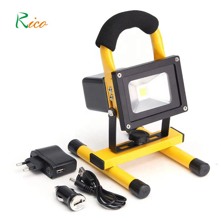 New design 100 watt Remote control  Portable outdoor IP65 waterproof Work Light  rechargeable Led Flood Light