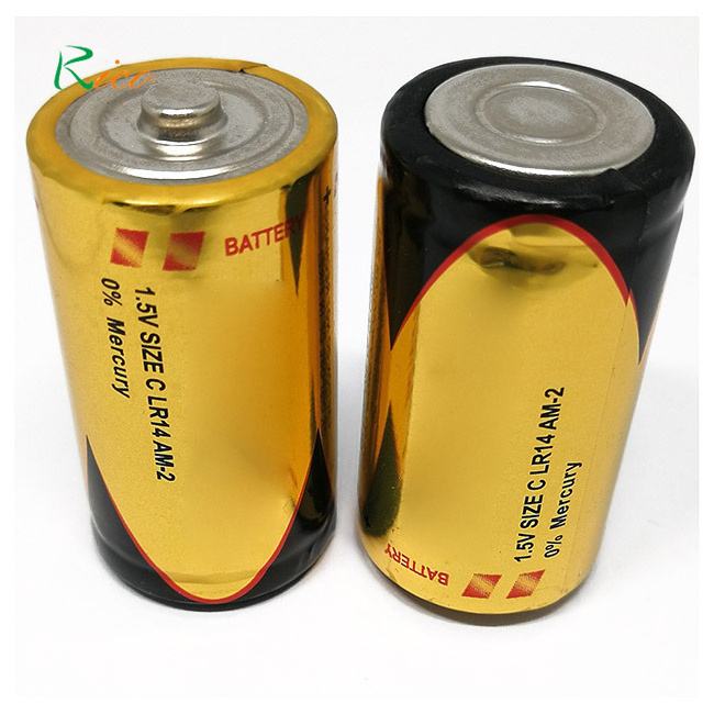 Dry Cell Alkaline Battery Manufacturers Dry Battery 1.5V C size LR14 For Home Appliances