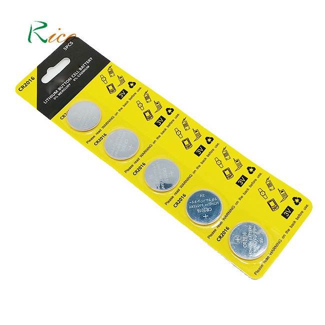 CR2016 Battery-  - 3V 3 Volt - Watches, calculators, toys, cameras, thermometers Lithium Button Coin Cell Batteries