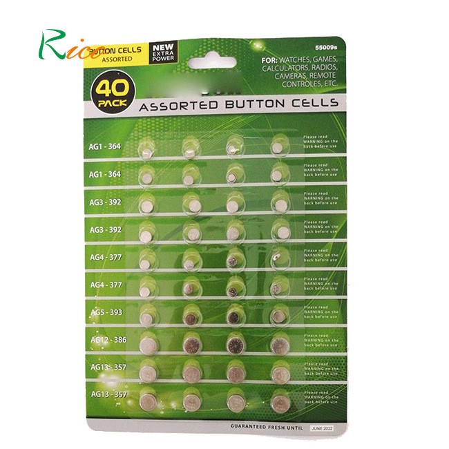 Low Price Non Rechargeable AG9 LR936 394 1.5V  OEM Alkaline Button cell AG9 LR936 battery for watches