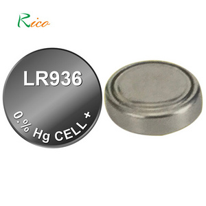 Low Price Non Rechargeable AG9 LR936 394 1.5V  OEM Alkaline Button cell AG9 LR936 battery for watches