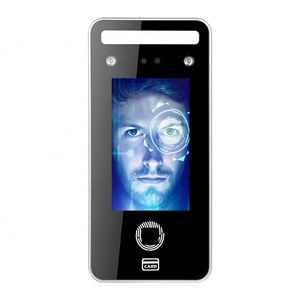 4.3 inch Screen with fingerprint face recognition door lock access control card reader with biometric and face