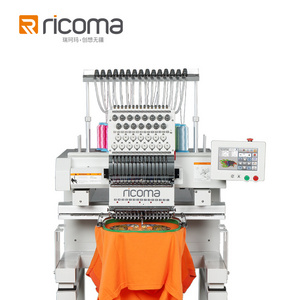 RICOMA  Single head embroidery machine computerized with 12/15 needle mt 1501 High-accuracy Multifunctional Factory Direct