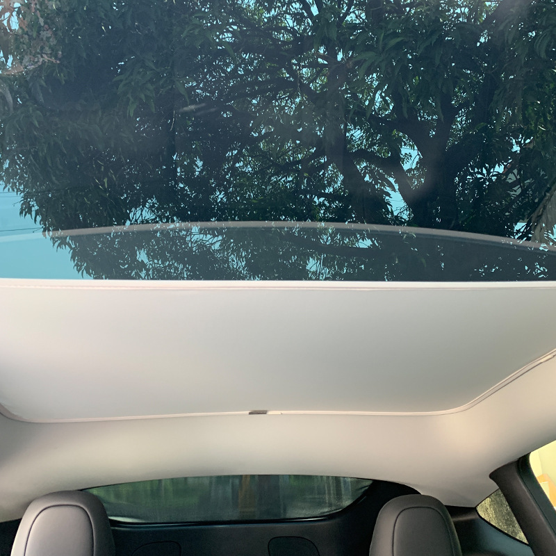 Car Split Sun Shades Buckle Upgrade Glass Roof Sunshade Sunroof For Tesla Model S 2024 Front Rear Sunroof Windshield Skylight