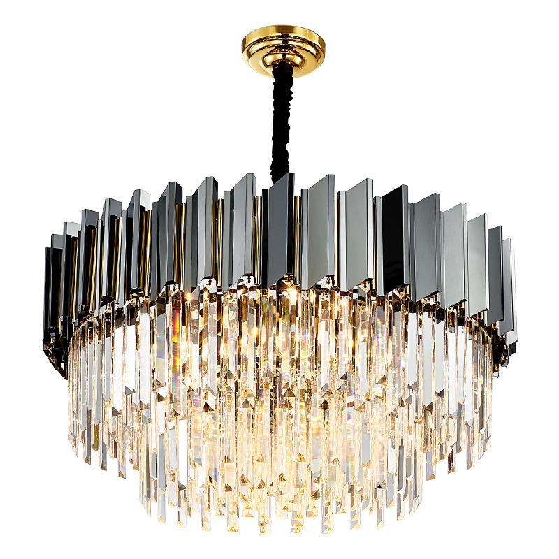 Modern Crystal Chandelier Light Round Crystal Lighting Fixtures Cristal Lustres Luminaire for Dining Living room Restaurant Lamp