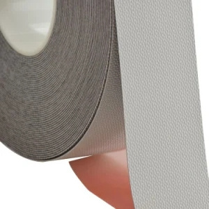 Roller wrapping tape featuring a textured silicone coating for improved grip.