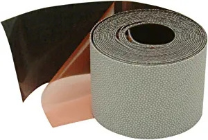 Roller wrapping tape featuring a textured silicone coating for improved grip.