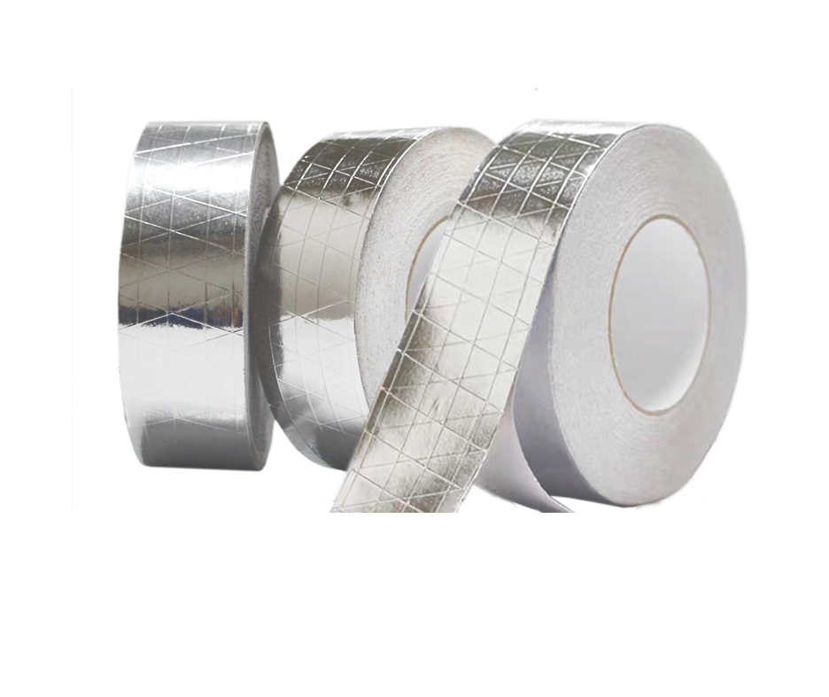 Hot Selling Waterproof Reinforced Aluminum Foil FSK Tape Heat Resistance Mesh Aluminium Tape