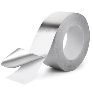 Heat Insulation High Temperature Heavy Duty HVAC Tape Waterproof Silver Aluminum Foil Tape