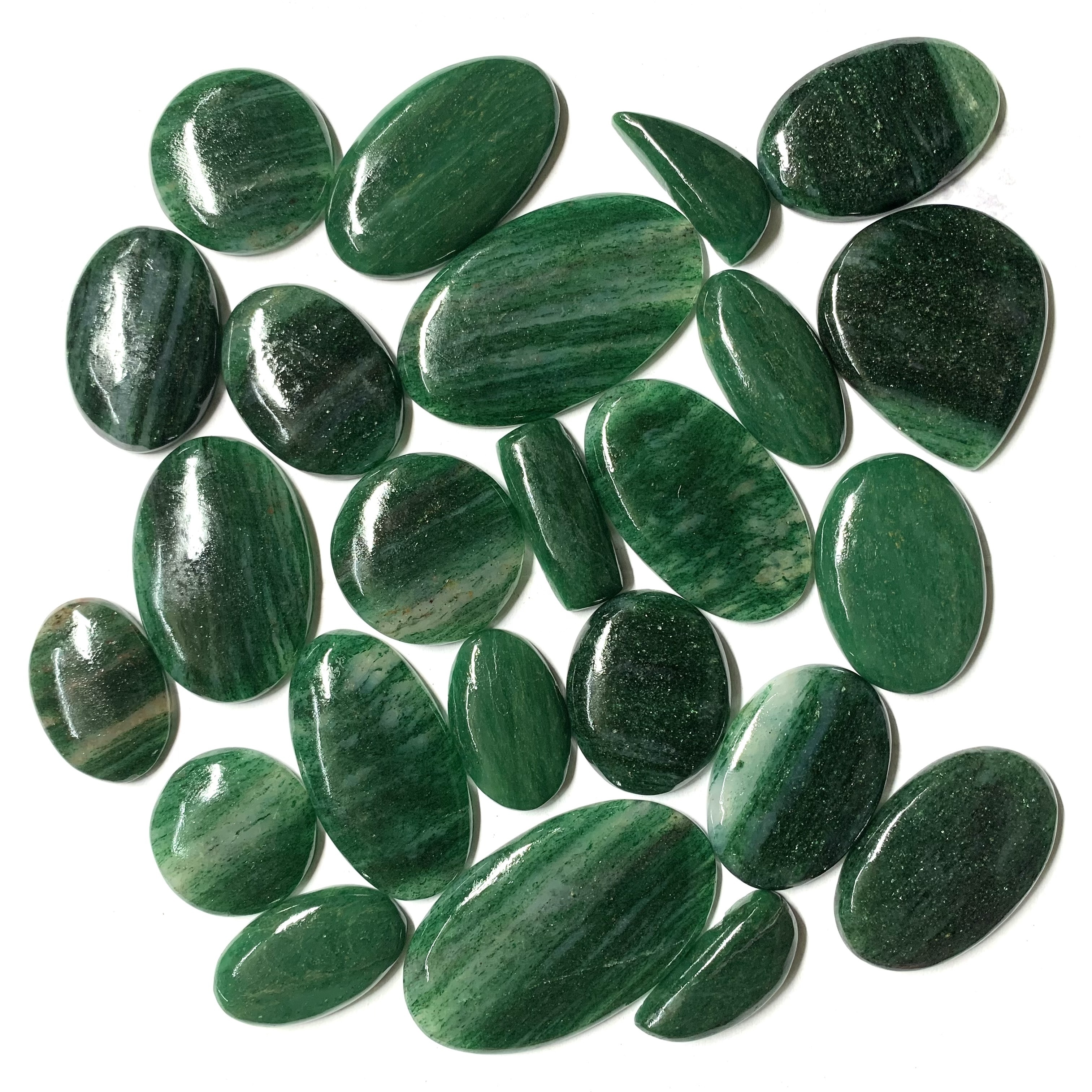 Aventurine Gemstone Natural Green Loose Gemstone Semi Precious Polish Cabochon Top Quality Stone Green Aventurine