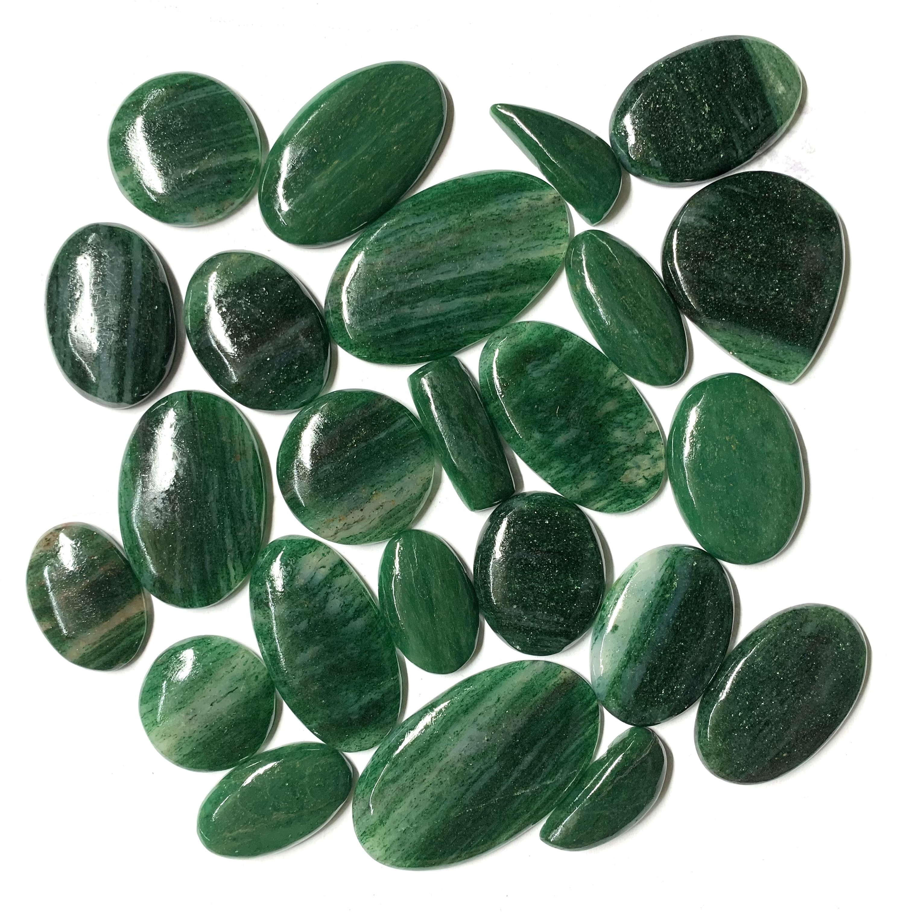 Aventurine Gemstone Natural Green Loose Gemstone Semi Precious Polish Cabochon Top Quality Stone Green Aventurine