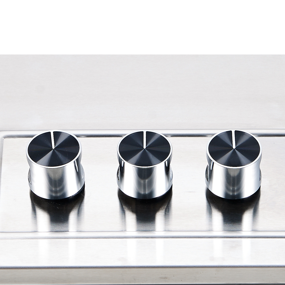 cylinder build in kitchen appliance 3 burner three burner stainless steel cooking gas hob gas cooker gas stove