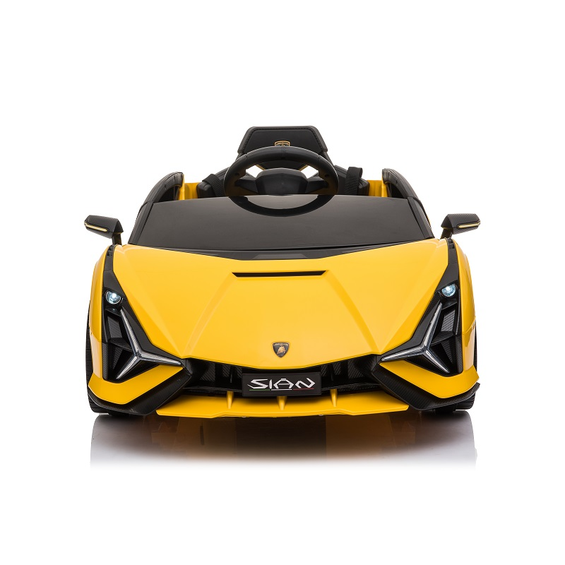 Luxury Electric Children Ride on Car 6V City Kids Sit in Car Licensed Lamborghini SIAN QLS6388