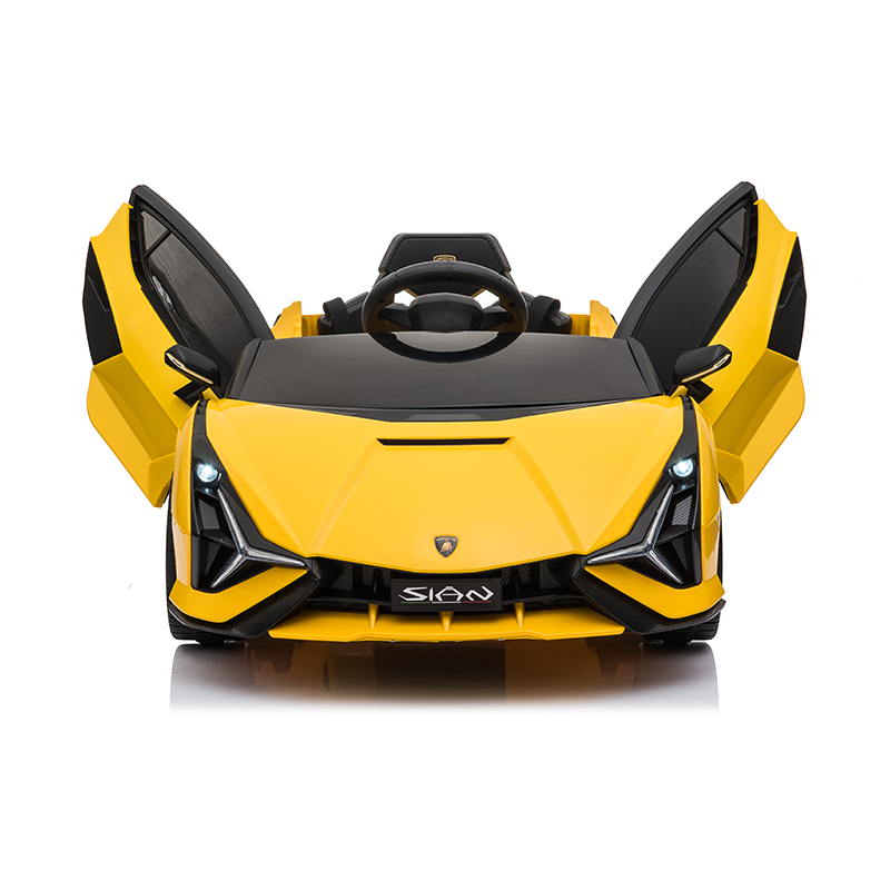 Luxury Electric Children Ride on Car 6V City Kids Sit in Car Licensed Lamborghini SIAN QLS6388