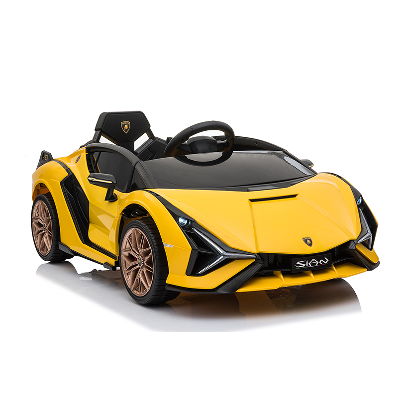 Luxury Electric Children Ride on Car 6V City Kids Sit in Car Licensed Lamborghini SIAN QLS6388