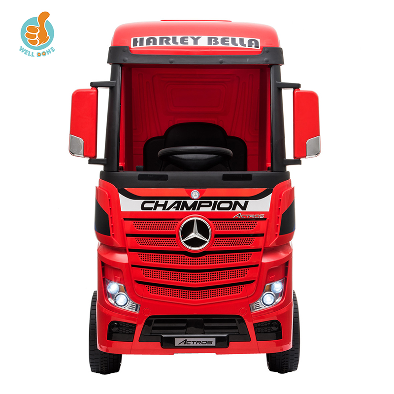 Big Cool Outdoor Electric Children Ride on Toy Truck Car Licensed Mercedes BENZ ACTROS TRUCK HL358