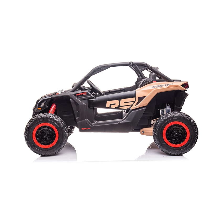 8 years old kid electric car toy car one button start orange color 12v 4 motors children ride on cars