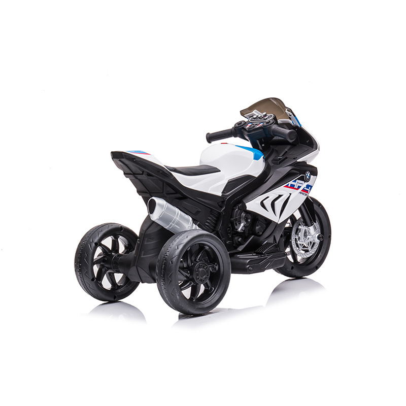 NEW cool children's electric motorcycle with One starting Button ,Front and back function Licensed BMW JT5008