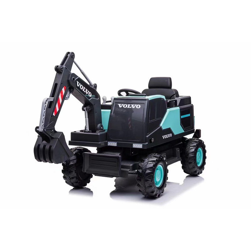 WDDK-VE888(E) Kids rechargeable cars tractor electric toys ride on car 24v kids excavator with music player