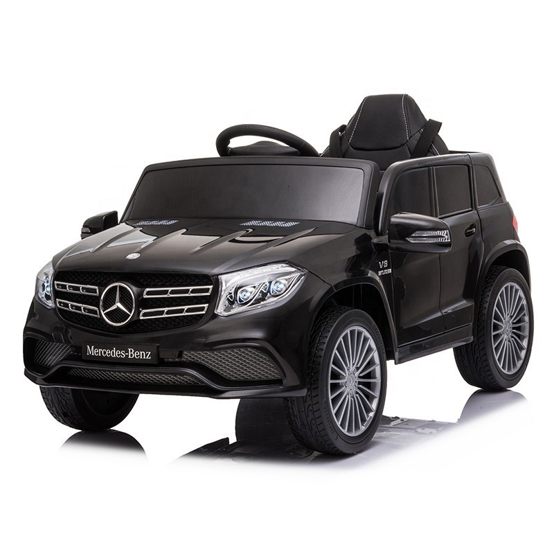 Electric children car 4WD Benz GL63 ride on battery toy cars for kids to drive with push bar