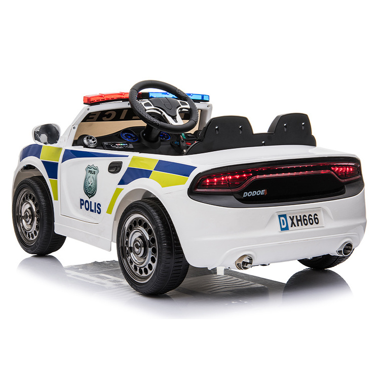 ride-on cars police voiture electrique enfant 12v ride-on car electric battery power carros electrico kids electric toy car