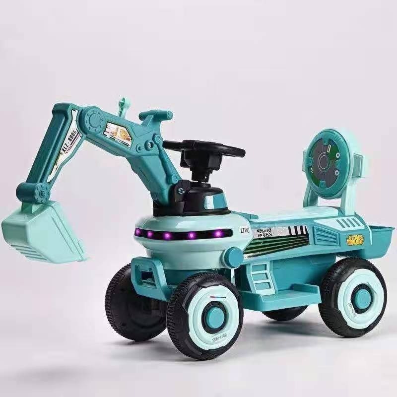 children's Car boys and girls toy car can sit people oversized electric excavator ride on toys