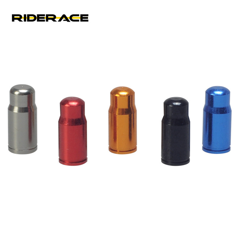 Bike Valve Cap Aluminum Alloy French Bicycle Tire Valve Caps Dustproof Wheel Cover Protector Colorful Cycling Valve Caps