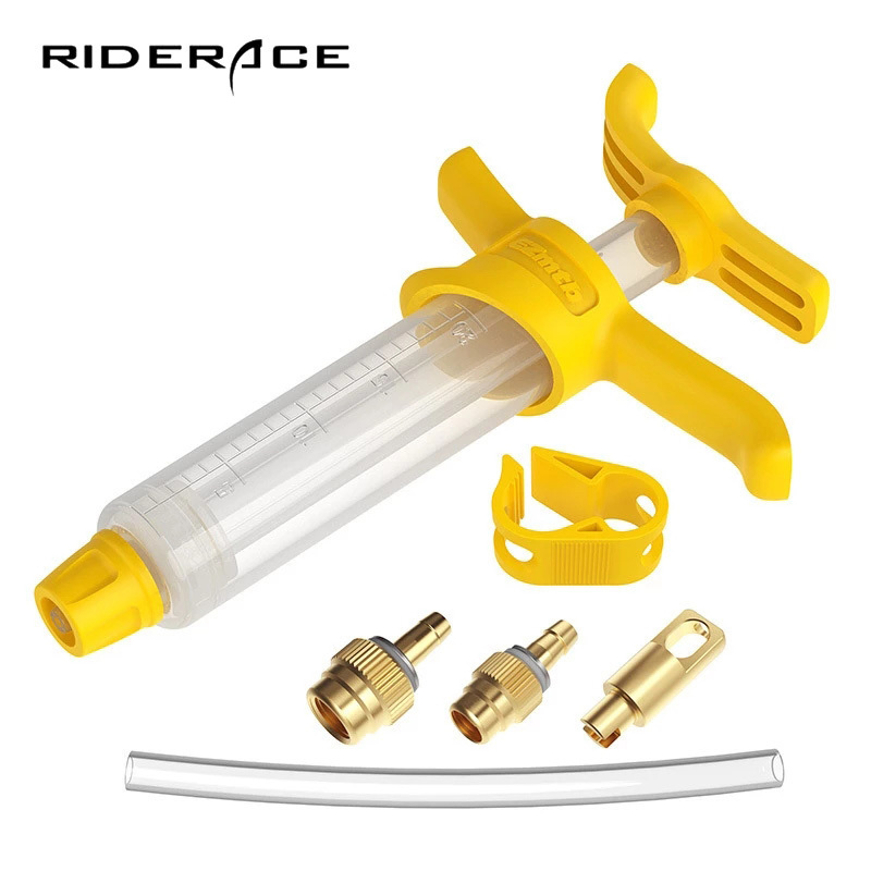 RIDERACE Tubeless Tyre Sealant Injector Bike Liquid Puncture Filling Injection Bicycle Schrader Presta Valve Core Removal Tool