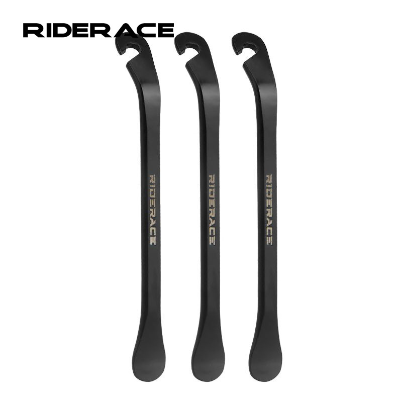 Riderace 3Pcs Bike Tire Lever Stainless Steel Mountain Road Bicycle Wheel Remover Cycling Repair Tool Mtb Tire Lever Pry Up Tool