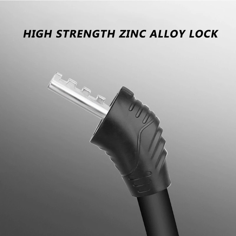 RIDERACE Digit Bicycle Chain Lock Anti-theft Anti-Cutting Alloy Steel Motorcycle Cycle Portable Bike Cable Code Password Lock