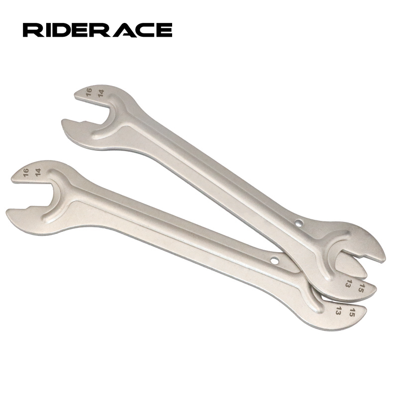 RIDERACE 1PC 13/14/15/16mm Road Bike Wrench Axle Hub Double Open Cone Spanner Wrench Household Durable  Cycling Repair Tool